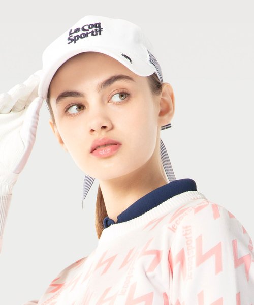 Allieコラボ リボンデザインキャップ ルコックスポルティフ ゴルフ Le Coq Sportif Golf D Fashion