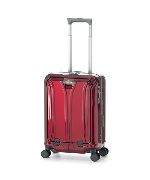 アジアラゲージ スーツケース 機内持ち込み Sサイズ 36L ストッパー フロントオープン アルミフレーム ソリッドナイト  ALI－019FT－18(504193489) | アジアラゲージ(ASIA LUGGAGE) - d fashion