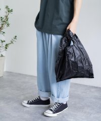 Rocky Monroe/トートバッグ マイバッグ エコ メンズ レディース 日本製 本革 ショッピング お買い物 国産 リップストップナイロン 丈夫 折りたたみ可能 パッカブル 軽撥水/504193779