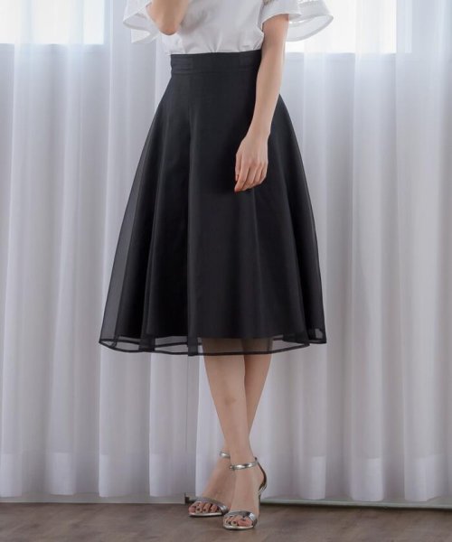 セール 30 Off 大きいサイズ オーガンジースカート クイーンズコート 大きいサイズ Queens Court Lsize D Fashion