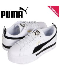 PUMA/PUMA プーマ スニーカー レディース メイズ レザー ウィメンズ 厚底 MAYZE LEATHER WOMENS ホワイト 白 381983－01/504191503