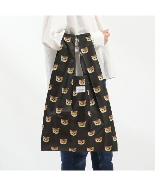 ポール ジョー アクセソワ エコバッグ Paul Joe Accessoires トート 折りたたみ パッカブル 大きめ B4 猫柄 ヌネット Pja E402 ポール ジョー アクセソワ Paul Joe Accessoires D Fashion
