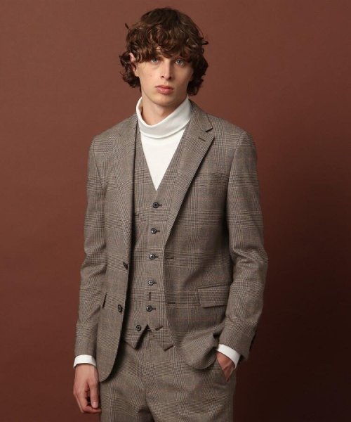 グレンチェック ストレッチテーラードジャケット(504199114) | ドレステリア(DRESSTERIOR) - d fashion グレンチェック ストレッチテーラードジャケット(504199114) | ドレステリア(DRESSTERIOR) - d fashion