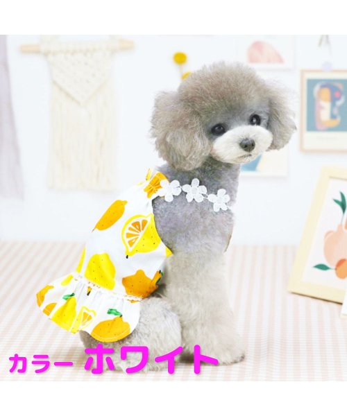 犬 服 犬服 かわいい 夏用 Mowmow スカート ドレス レモン ワンピース おしゃれ 汚れ防止 防虫 防寒 エアコン対策 おしゃれ 春夏 秋冬 Dop00 マウマウ Mowmow D Fashion