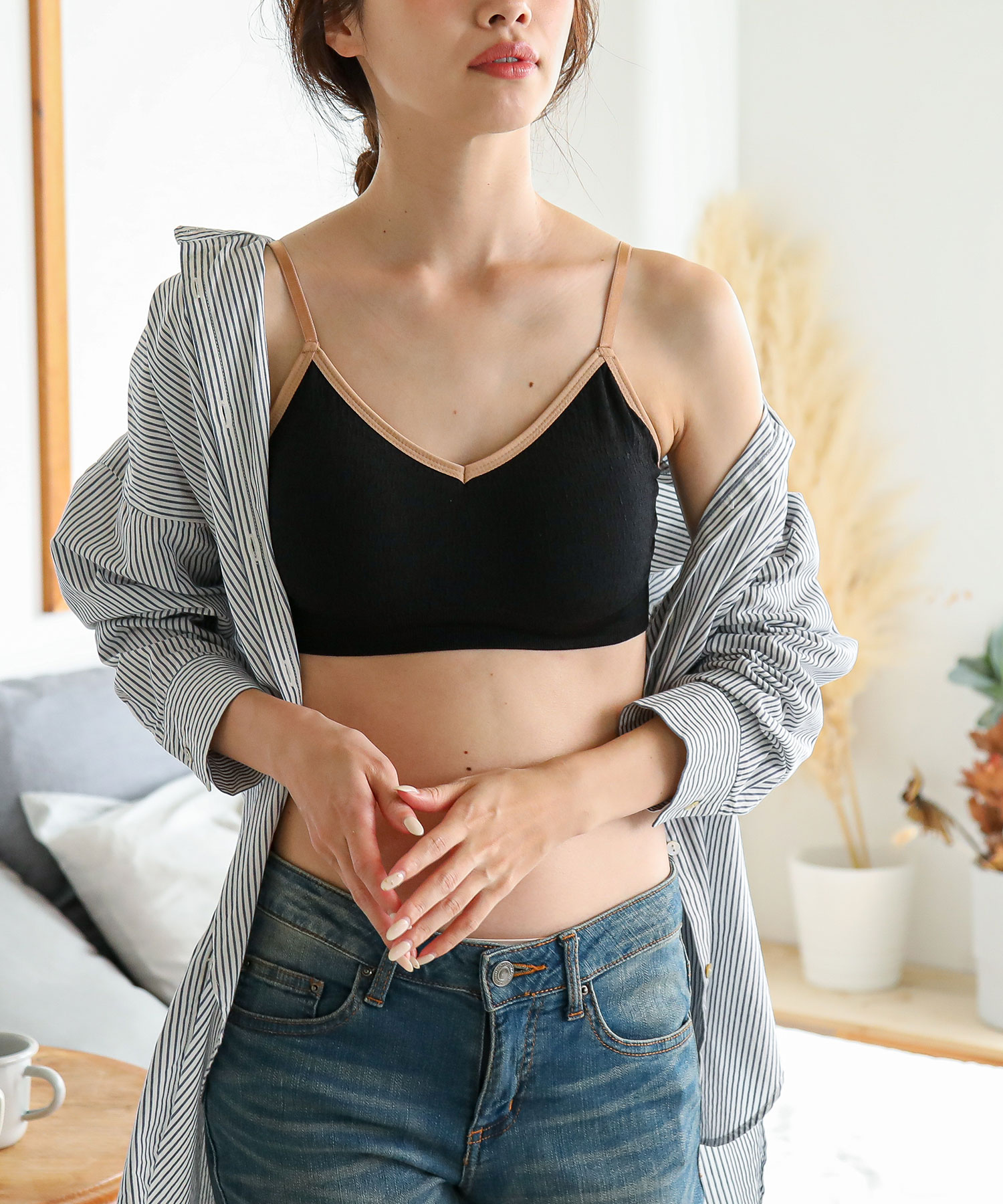 GUESS JEANS 下着 いとおしい レディース ブラジャー(W)Bralette