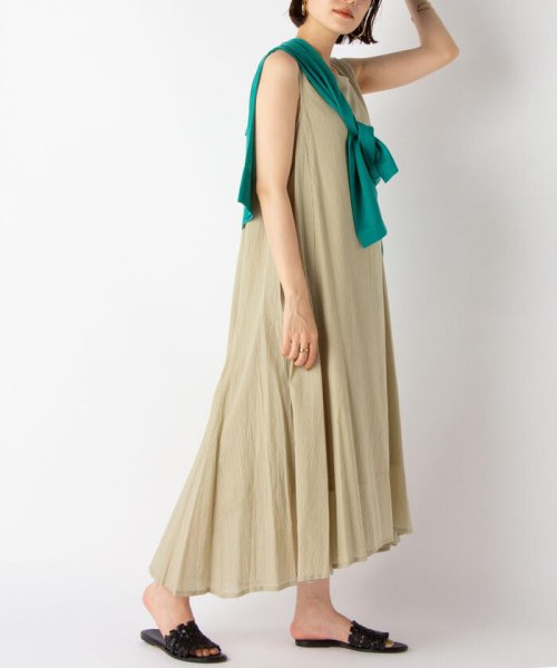 クーポン セール Off Normment ノーメント シャドウストライプノースリーブワンピース セカンド ノーリーズ 2nd Nolley S D Fashion