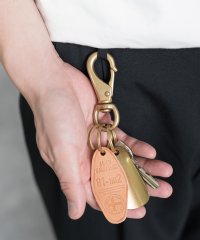 Rocky Monroe/ロッキーモンロー Rocky Monroe 靴べら 携帯 キーホルダー リング付 真鍮 メンズ 本革 牛革 栃木レザー シューホーン キーリング キーチャーム /504205203