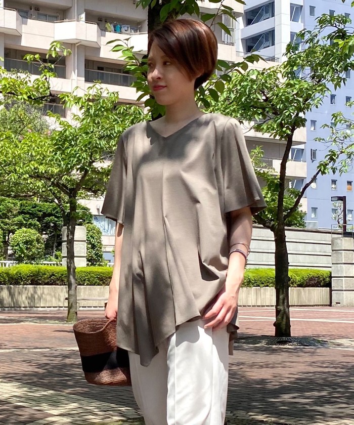 新色登場!】フレアシルエット アシンメトリー Tシャツ equaljustice