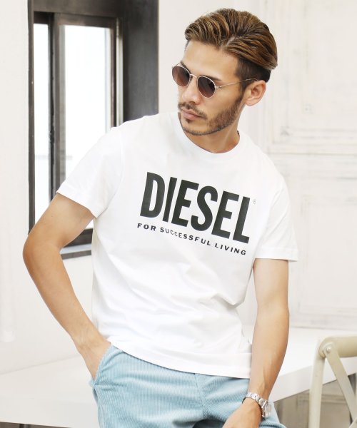 Diesel ディーゼル T Diego Logo T Shirt ブランド Tシャツ メンズ おしゃれ ティーシャツ 半袖 カットソー トップス ジギーズショップ Jiggys Shop D Fashion