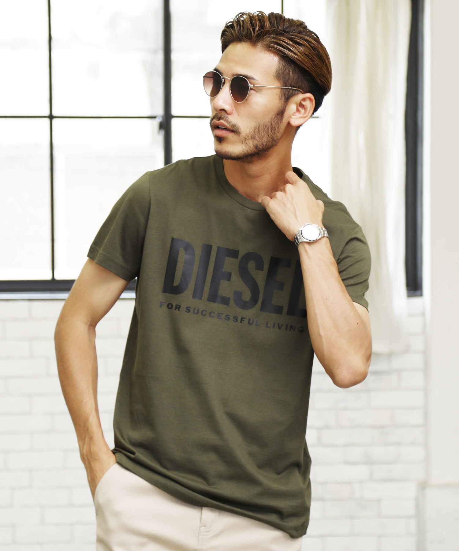 DIESEL(ディーゼル) T－Diego－Logo T－shirt / ブランド T