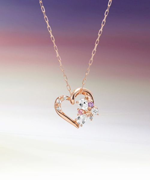 オータム限定 K10ピンクゴールド ネックレス ４ 4 D Fashion