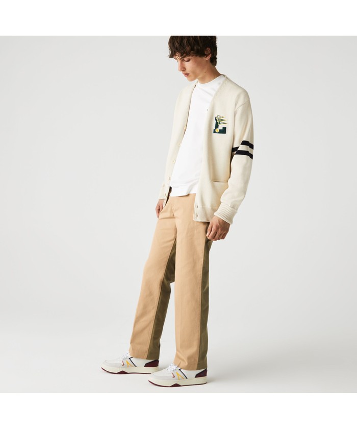 ラコステ ホワイト デニム パンツ ベーシックデニムパンツ HH2321 - ラコステ（LACOSTE）公式