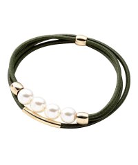 cream dot/クリームドット Cream dot. 艶パールがアクセントになった大人色3連ヘアゴム/504063041