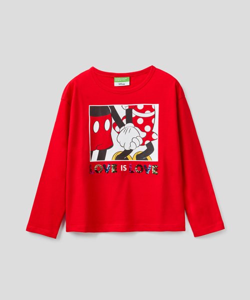 セール Disney ディズニー コラボ キッズミッキーコットンスパンコールスウェットトレーナー ユナイテッド カラーズ オブ ベネトン ガールズ Benetton United Colors Of Benetton Girls D Fashion セール Disney ディズニー コラボ キッズミッキーコットンスパンコールスウェットトレーナー ユナイテッド カラーズ オブ ベネトン ガールズ Benetton United Colors Of Benetton Girls D Fashion