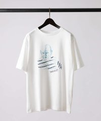 ABAHOUSE/ルーズサイズ スケッチ アート Tシャツ/504211414