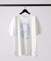 ABAHOUSE/ルーズサイズ スケッチ アート Tシャツ/504211414