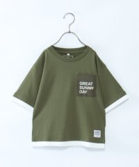 ikka kids/【キッズ】5分袖レイヤードポケT（100〜160cm）/504090156