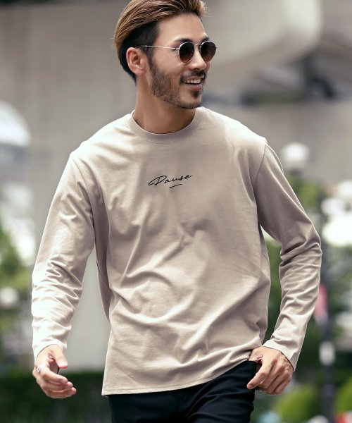 セール オーガビッツ コットン マルチプリントロンt ロンt メンズ 長袖tシャツ Tシャツ 長袖 カットソー ロンティー ブランド おしゃれ クルーネック ジギーズショップ Jiggys Shop D Fashion