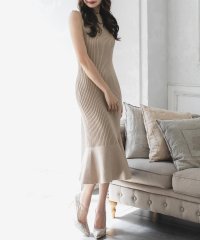 ジュリアブティック JULIA BOUTIQUE スリーブレスマーメイドニットロングワンピース/21533