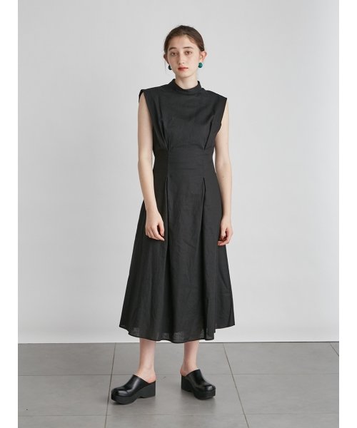 タックショルダーノースリワンピ リリー ブラウン Lily Brown D Fashion タックショルダーノースリワンピ リリー ブラウン Lily Brown D Fashion
