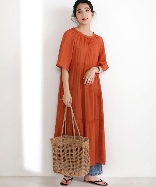 セール スタイルアップリラックスティアードワンピース ブージュルード Bou Jeloud D Fashion セール スタイルアップリラックスティアードワンピース ブージュルード Bou Jeloud D Fashion