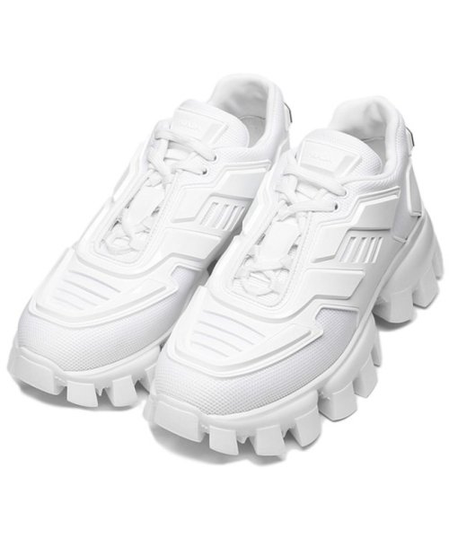セール26 Off プラダ スニーカー 靴 シューズ クラウドバストサンダー ホワイト レディース Prada 1e819l 3kr2 050 F0009 プラダ Prada D Fashion