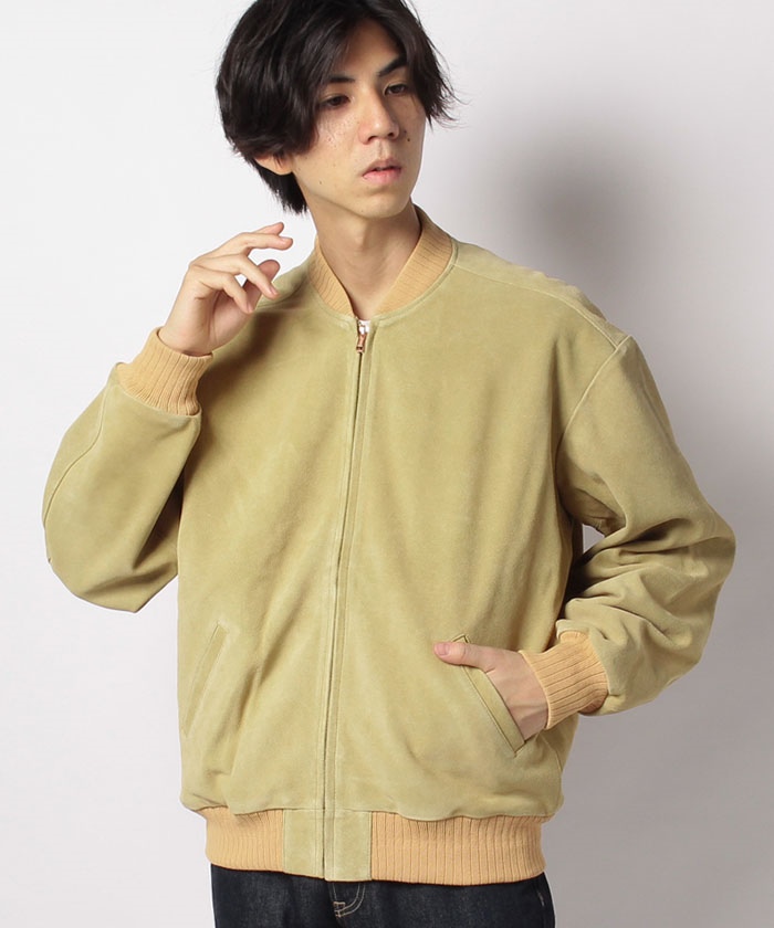 セール】LVC LOOSE SUEDE BOMBER FALL LEAF(504204103) | リーバイス 