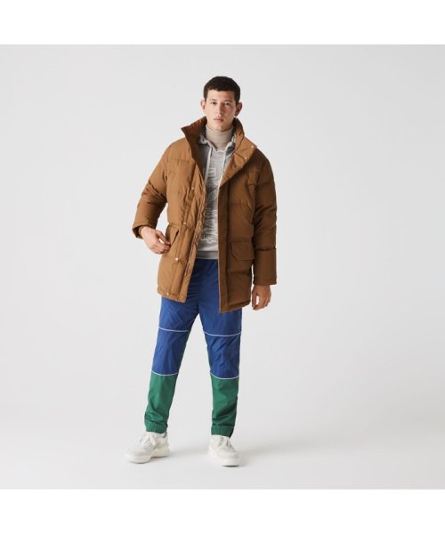 セール 撥水性ロングダウンジャケット ラコステ メンズ Lacoste Mens D Fashion
