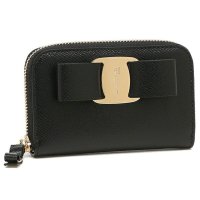 FERRAGAMO/フェラガモ FERRAGAMO カードケース ヴァラ ブラック レディース FERRAGAMO 22D288 725290/504234912