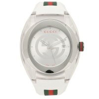 GUCCI/【2年保証】グッチ GUCCI 腕時計 レディース メンズ GUCCI YA137102 ホワイト/504235003