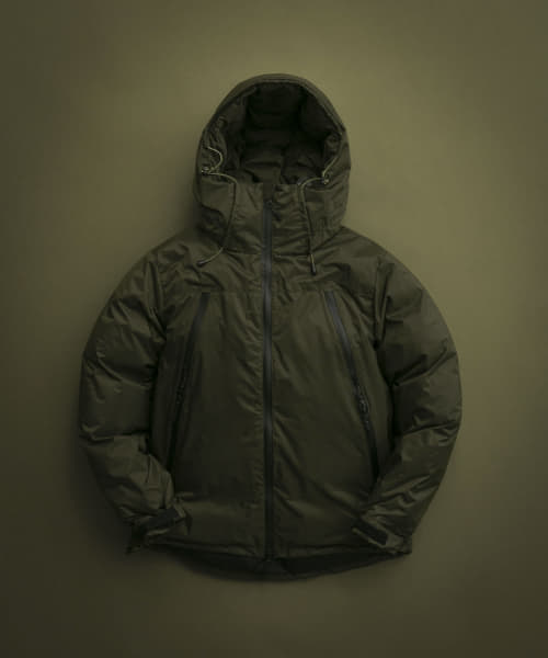 超爆安 2021 NANGA URiD AURORA 3LAYER DOWN KHAKI - ダウンジャケット