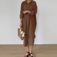 miniministore/シャツワンピース ロングシャツカーデ/504240574