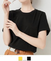 shoppinggo/ショッピングゴー shoppinggo Tシャツ 無地 半袖 カラーtシャツ 丸首 スポーツ カジュアル おしゃれ シンプル 無地 体型カバー/504240640