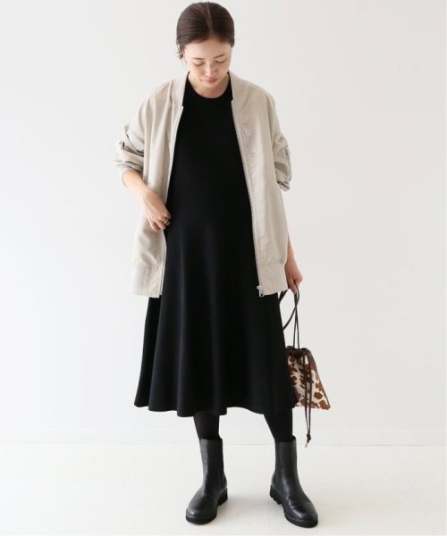 ウォッシャブルフレアニットワンピース スローブ イエナ Slobe Iena D Fashion