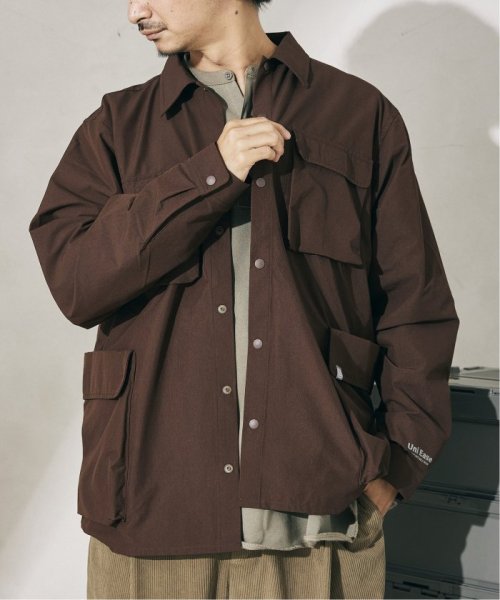 【Uni Ease×relume/ユニイース】別注 Micro Rip シャツブルゾン