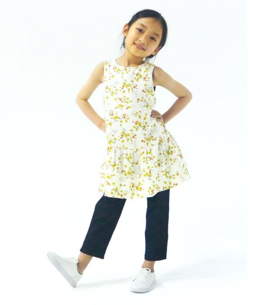 セール55 Off フラワープリント リバーシブル ワンピース コムサイズム キッズ Comme Ca Ism Kids D Fashion