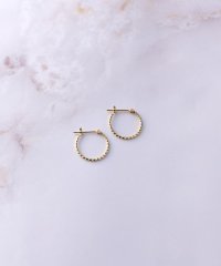 Samantha Tiara/★■オンライン限定■K10 YG ツイストフープピアス　小/504242283