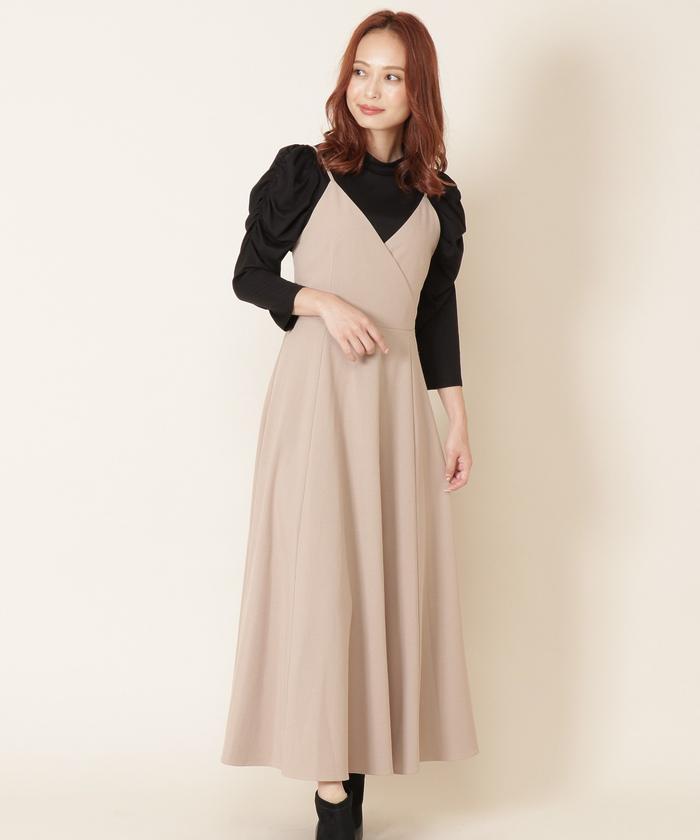 バックリボンキャミワンピース(504242294) | AND COUTURE(AND バックリボンキャミワンピース(504242294) | AND COUTURE(AND
