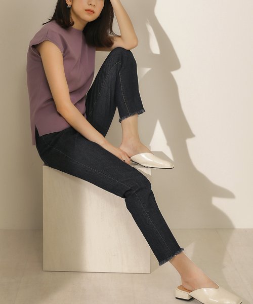 セール セルフカットスキニーデニムパンツ ブージュルード Bou Jeloud D Fashion