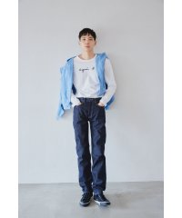 agnes b. HOMME/メンズ ロゴプリント コットン 長袖 Tシャツ "Coulos"/504224476