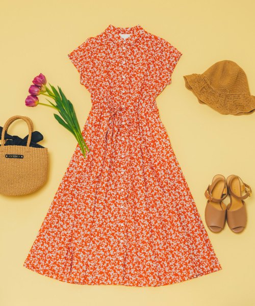 セール Off Outlet Wp62 Robe フラワーシャツワンピース トゥー ビー バイ アニエスベー アウトレット To B By Agnes B Outlet D Fashion