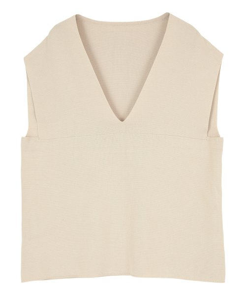 深Vネックニットベスト(504165634) | ティティベイト(titivate) - d fashion 深Vネックニットベスト(504165634) | ティティベイト(titivate) - d fashion