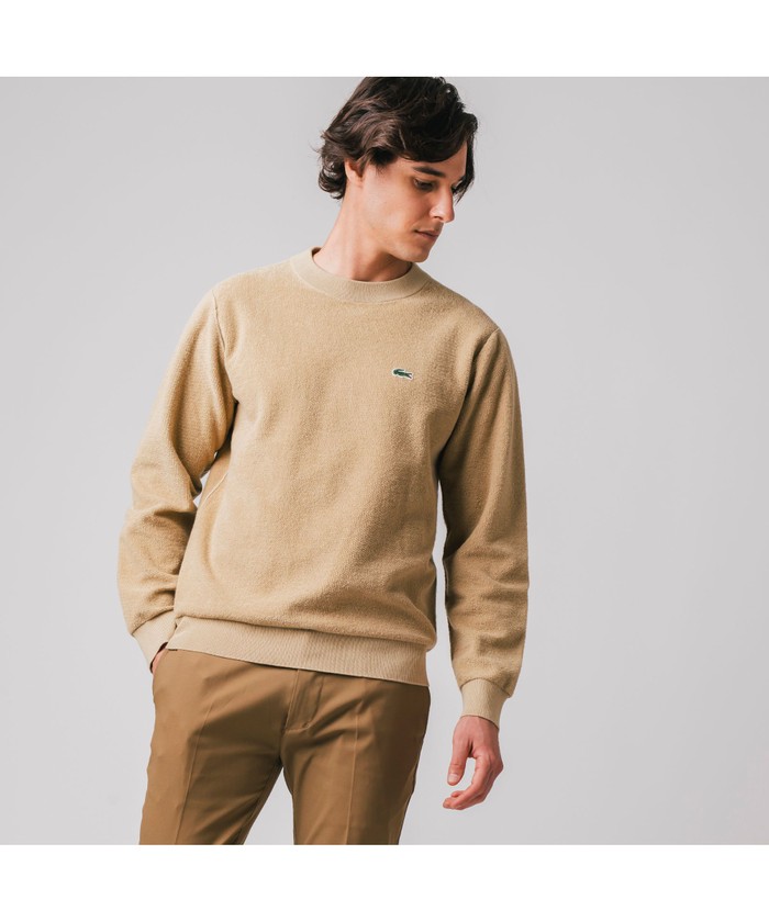 セール】ラコステ LACOSTE リバースルックパイル地クルーネック