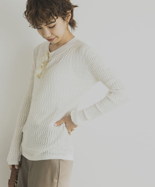 HAKUJI Anomalous rib sweater tomodonoghueassociates.com