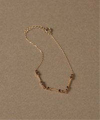 Lilas/スモーキークォーツラインモチーフブレスレット K10/504250545