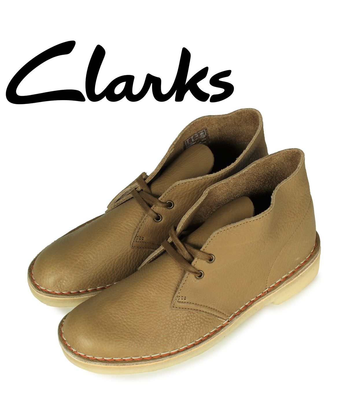 クラークス Clarks デザートブーツ メンズ レザー DESERT BOOT ダーク オリーブ 26157317(504089579) |  クラークス(CLARKS) - d fashion