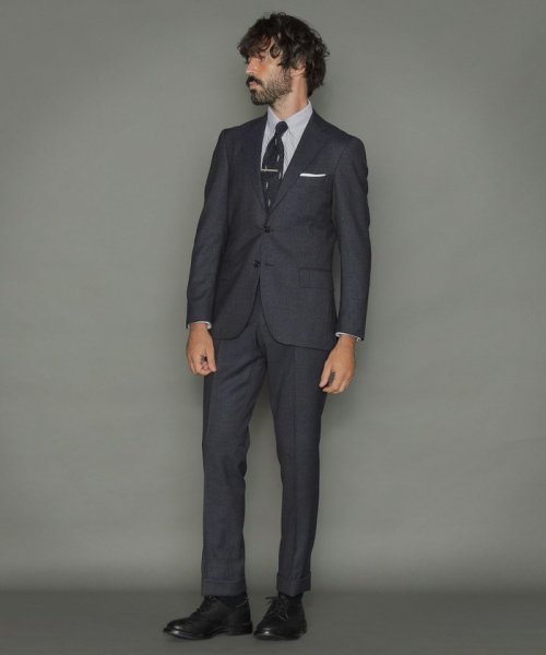 オンラインショップ Newbridge Cerruti チェルッティ マイクロハウンドトゥーススーツ スーツセットアップ