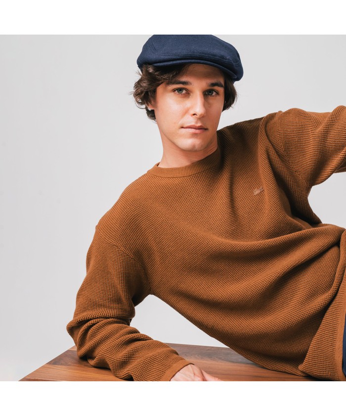 セール 30%OFF】ラコステ LACOSTE ワッフルニットロングスリーブ