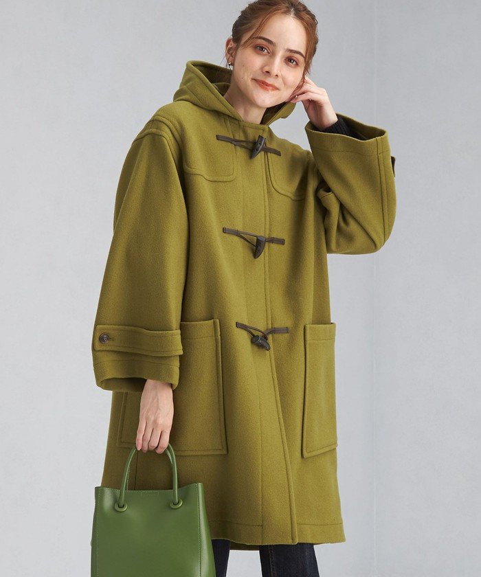 通常在庫品 Green トラディション ダッフル コート レディ オーバーサイズ Relaxing グリーンレーベルリラクシング London Label Isr9v Tradition ロンドン 超高品質 Jlt Polinema Org