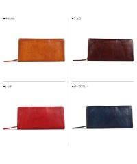 la GALLERIA/ラ ガレリア la GALLERIA 財布 長財布 メンズ 青木鞄 本革 ラウンドファスナー ARROSTO LONG WALLET キャメル チョコ レッド /503637724